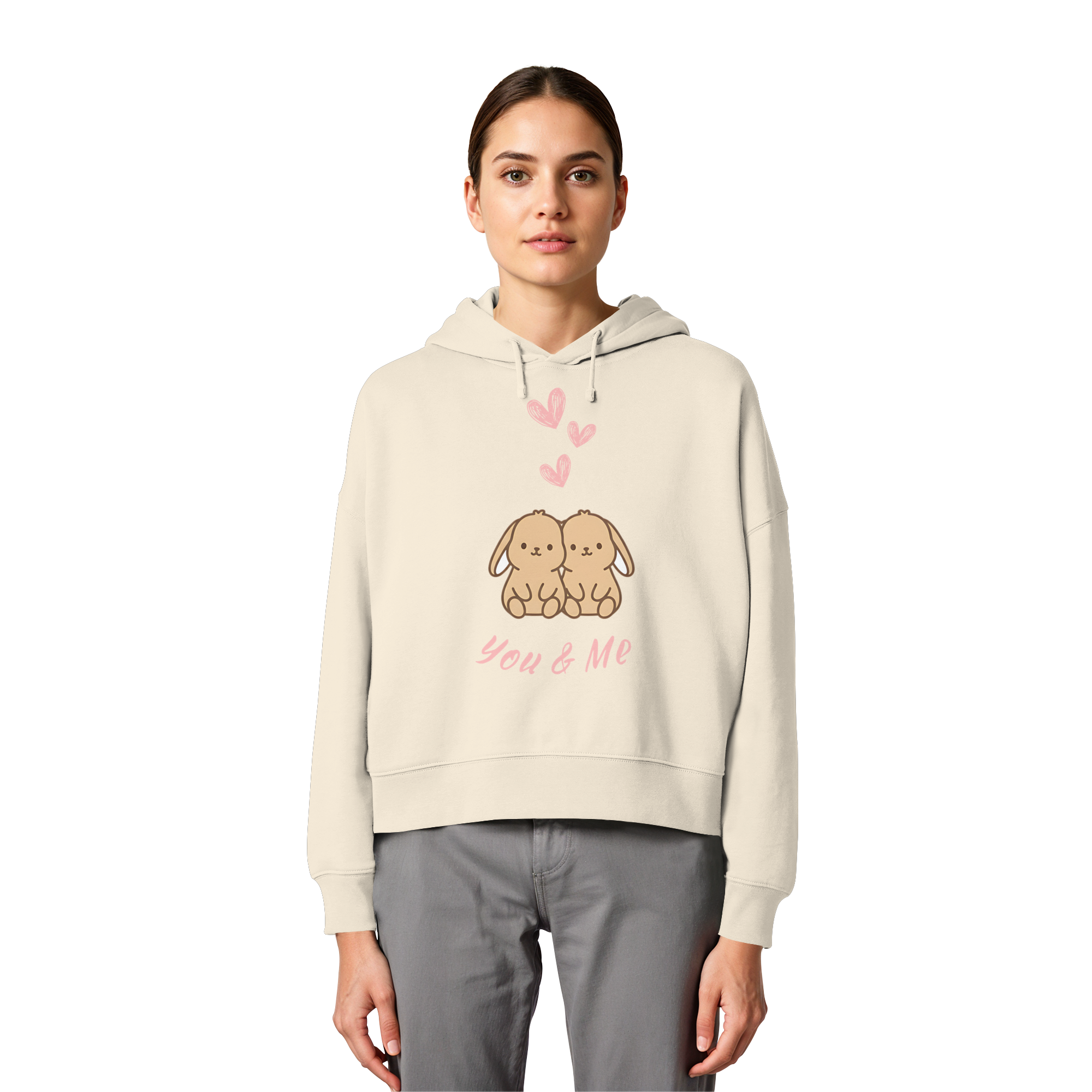 YOU&ME - Womens Organic Boxcut Hoodie