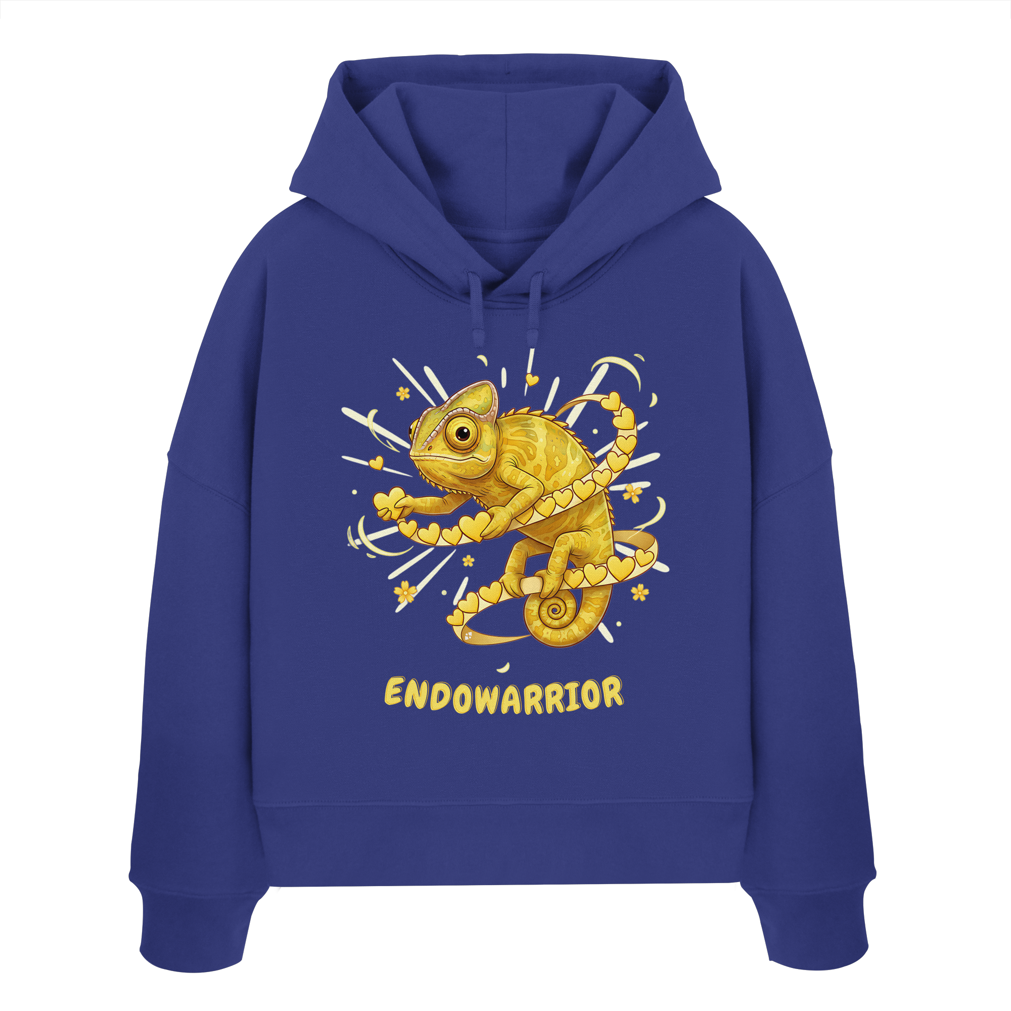 Endowarrior - Womens Organic Boxcut Hoodie