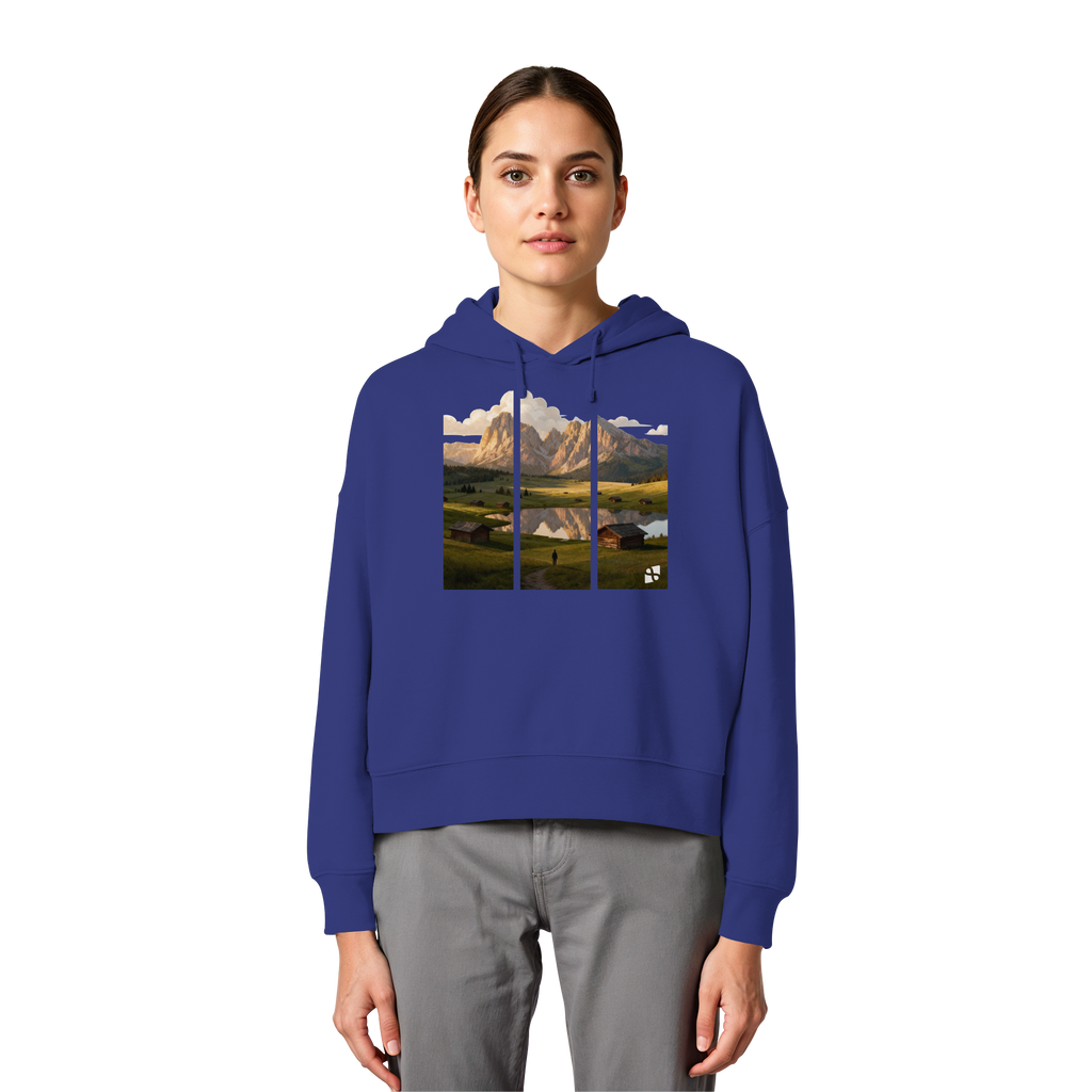 Mountainview - Womens Organic Boxcut Hoodie