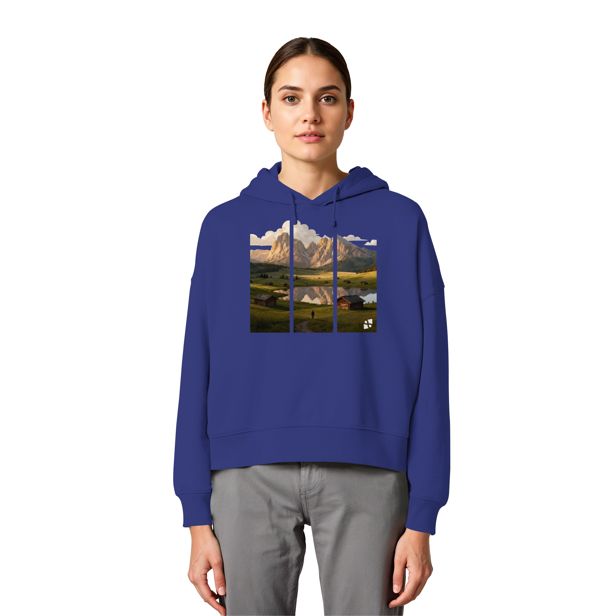 Mountainview - Womens Organic Boxcut Hoodie