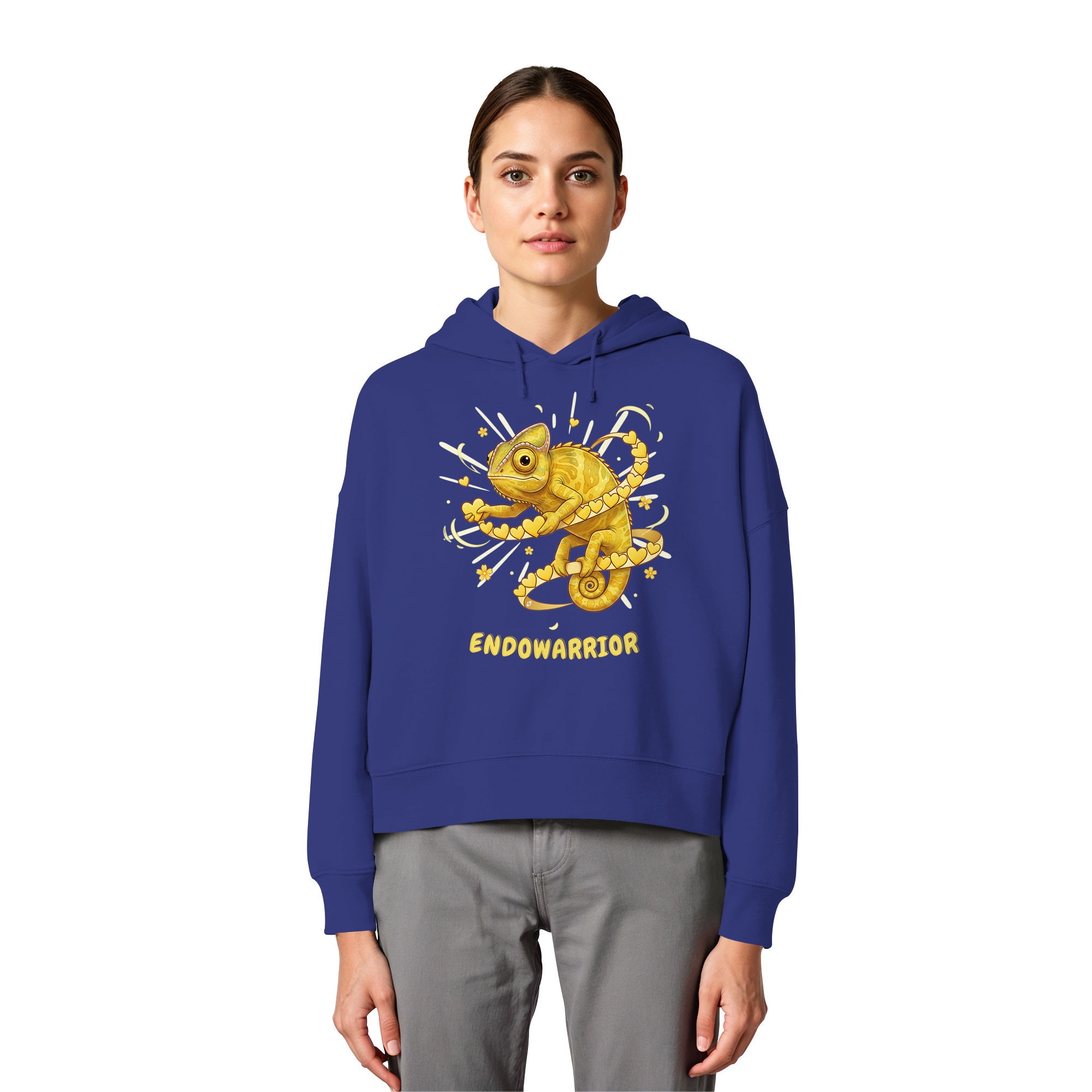 Endowarrior - Womens Organic Boxcut Hoodie