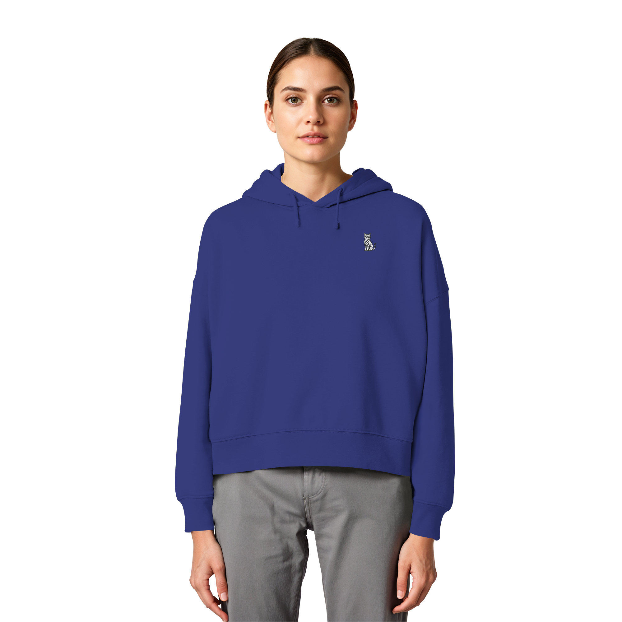 CoolCat - Womens Organic Boxcut Hoodie