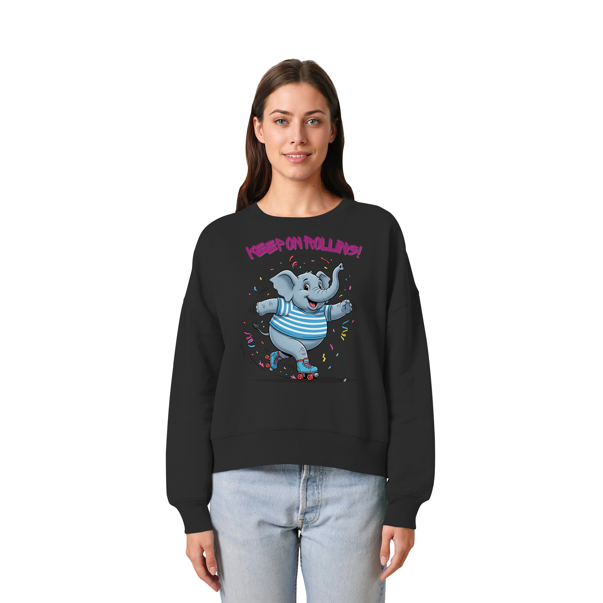 RollerFant - Womens Organic Boxcut Sweatshirt