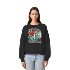 Die vier Stadtaffen - Womens Organic Boxcut Sweatshirt