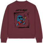 Lets Rock Zirbi - Womens Organic Boxcut Sweatshirt