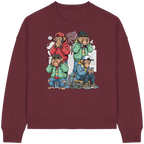 Die vier Stadtaffen - Womens Organic Boxcut Sweatshirt