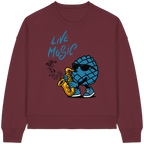 Jazz Zirbi - Womens Organic Boxcut Sweatshirt