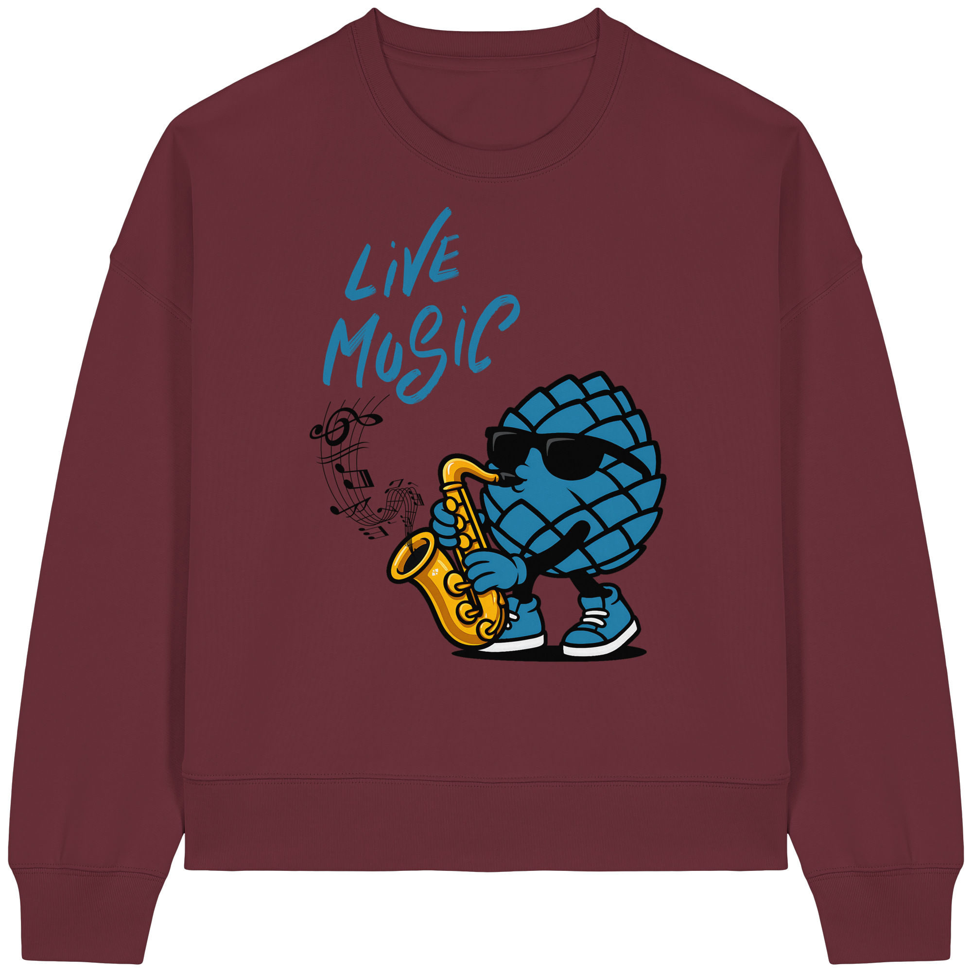 Jazz Zirbi - Womens Organic Boxcut Sweatshirt