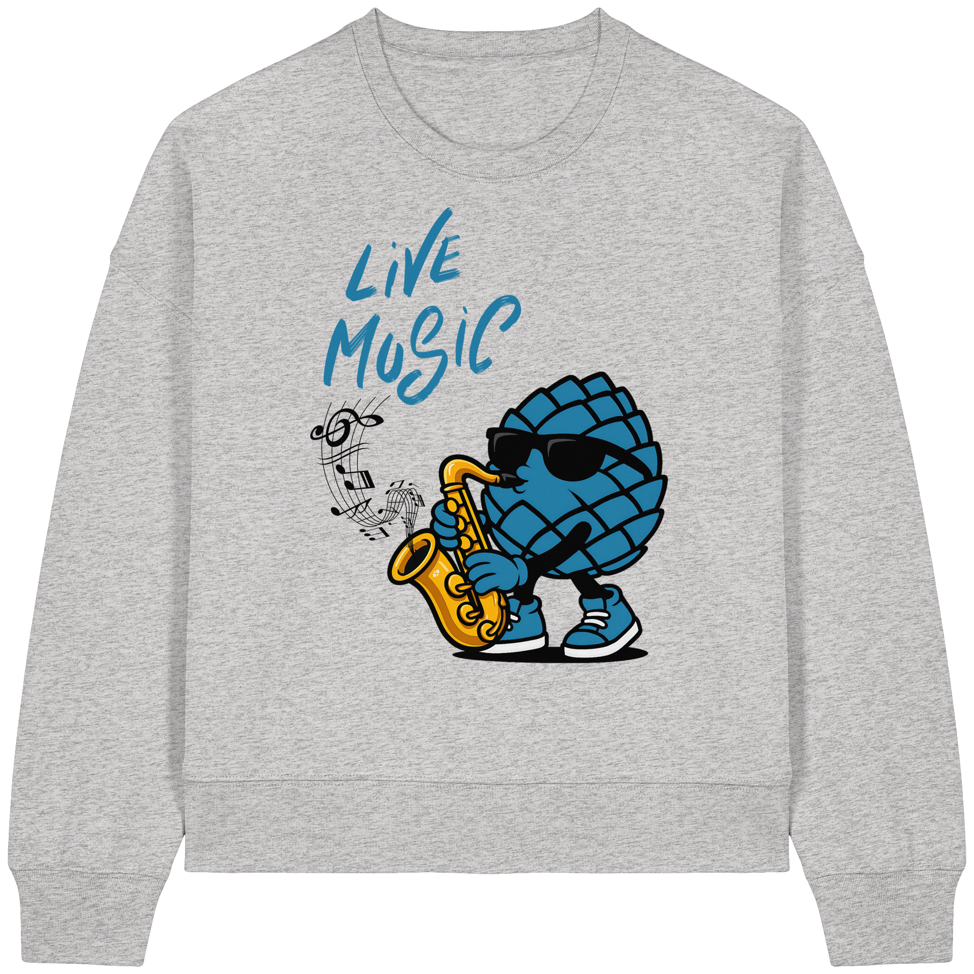 Jazz Zirbi - Womens Organic Boxcut Sweatshirt