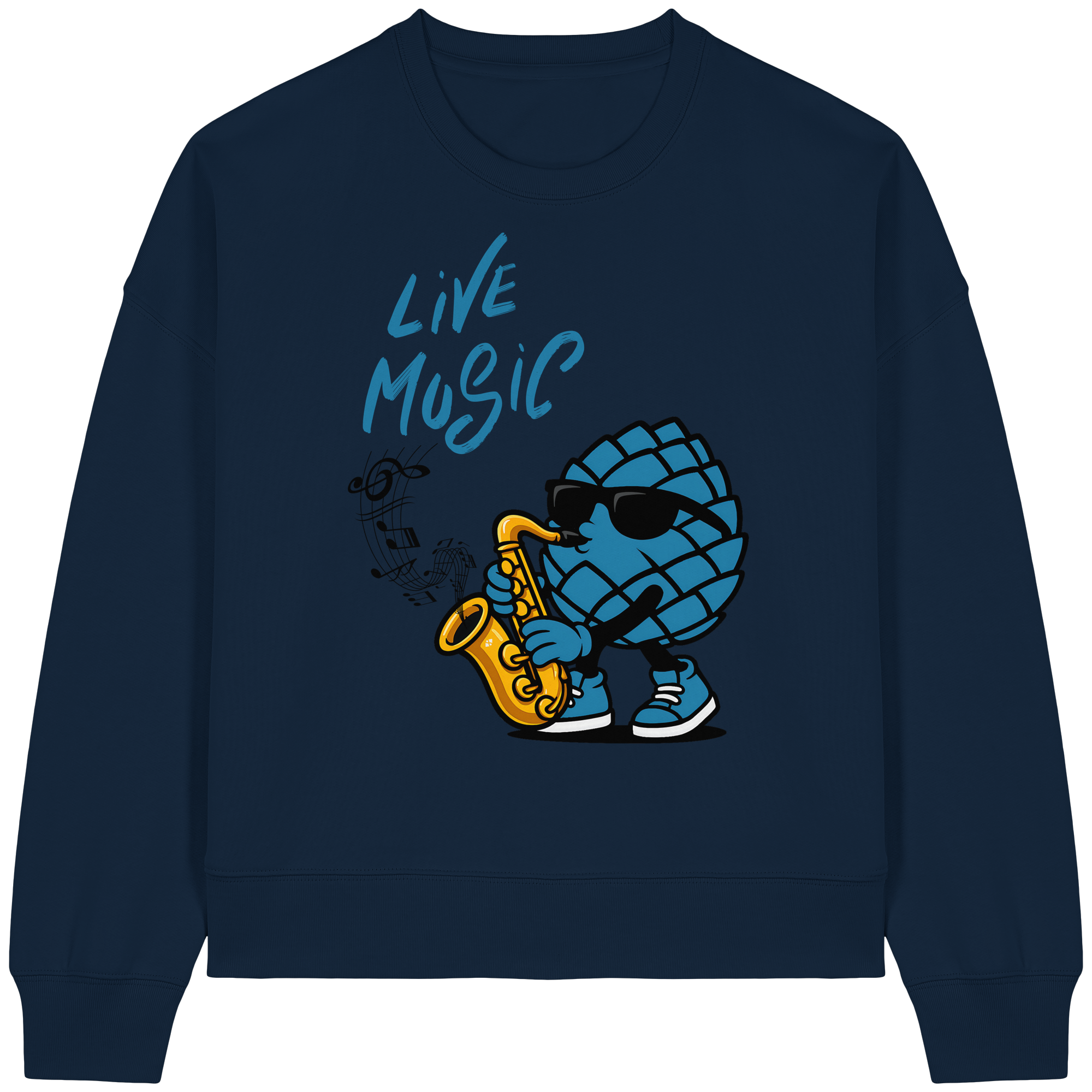 Jazz Zirbi - Womens Organic Boxcut Sweatshirt