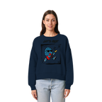 Lets Rock Zirbi - Womens Organic Boxcut Sweatshirt