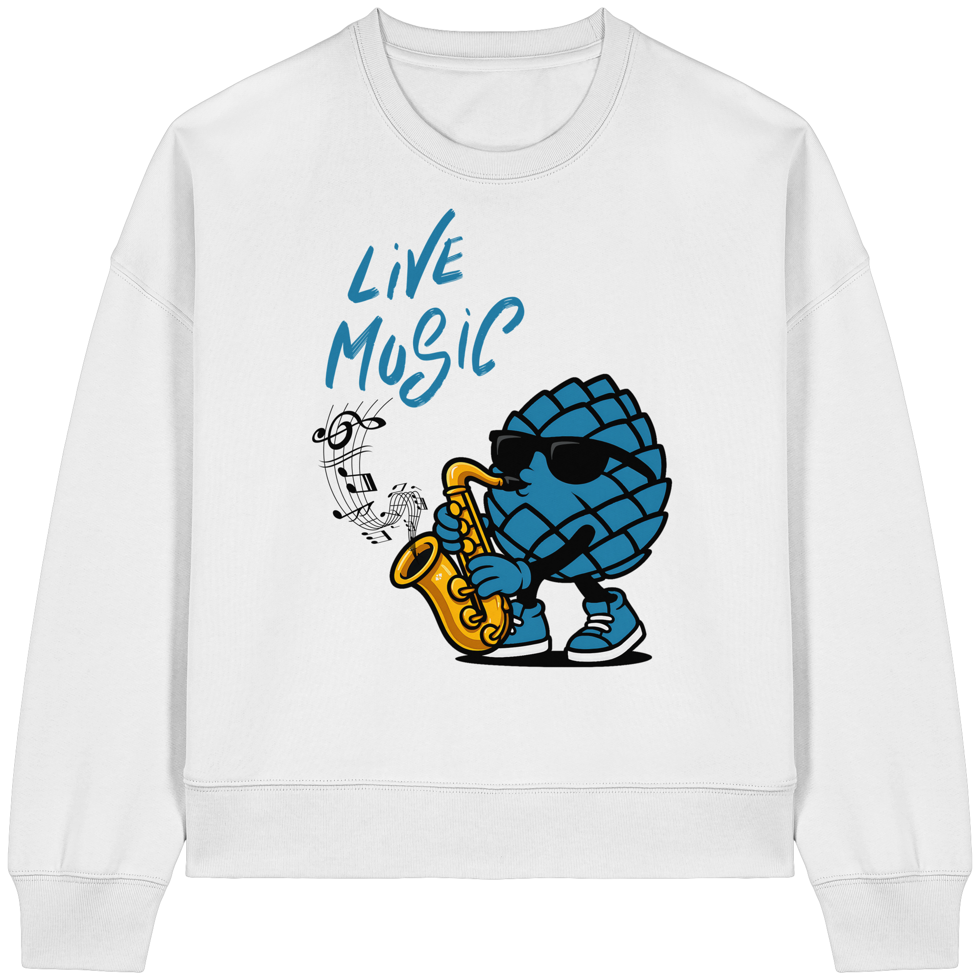 Jazz Zirbi - Womens Organic Boxcut Sweatshirt