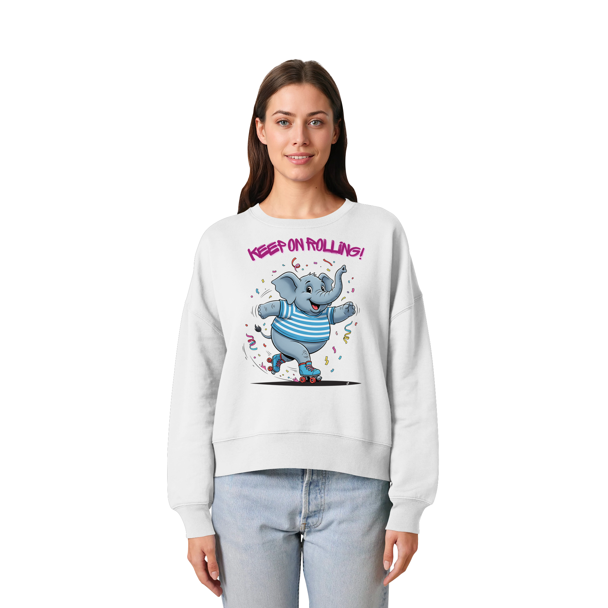 RollerFant - Womens Organic Boxcut Sweatshirt