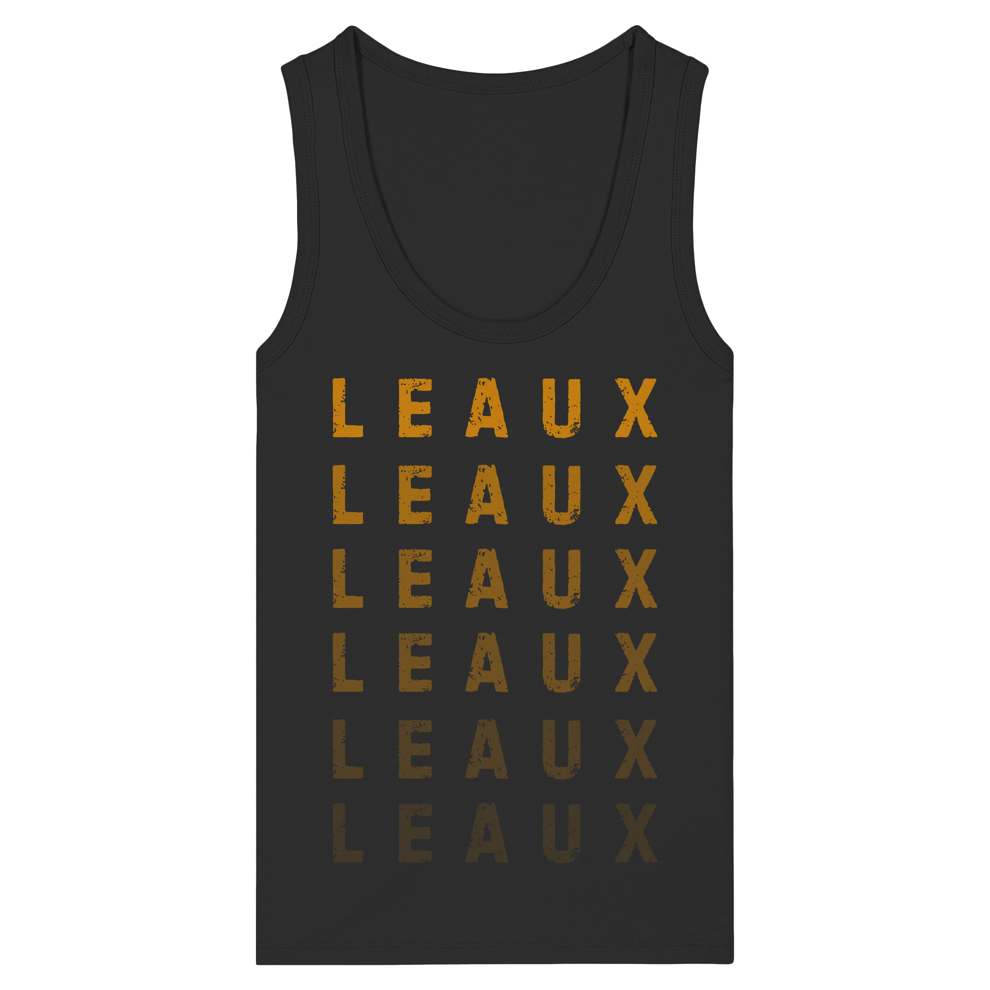 LEAUX classic orange - Womens Organic Fitted Tank Top