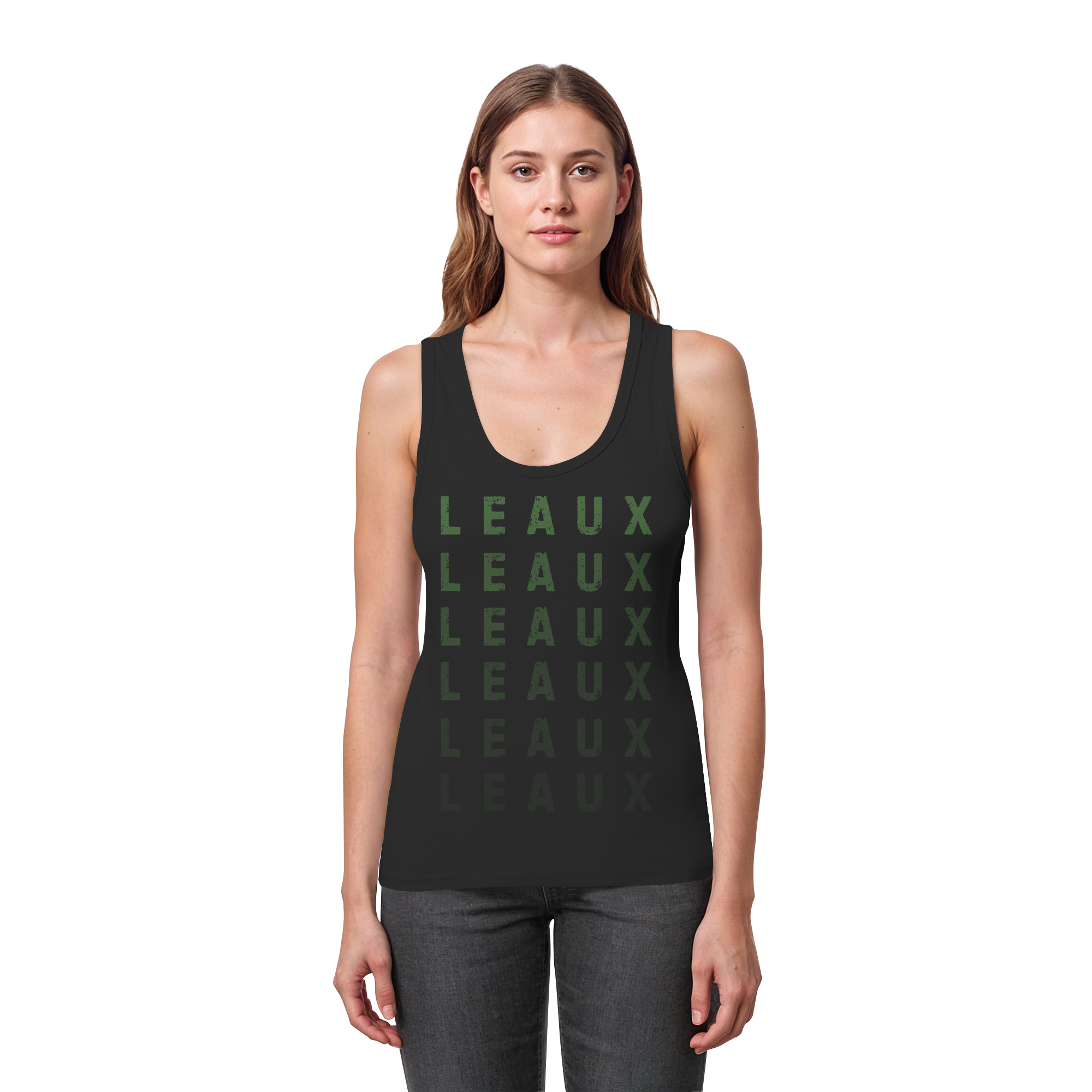 LEAUX classic grün - Womens Organic Fitted Tank Top