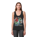 Die vier Stadtaffen - Womens Organic Fitted Tank Top