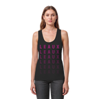 LEAUX classic magenta - Womens Organic Fitted Tank Top