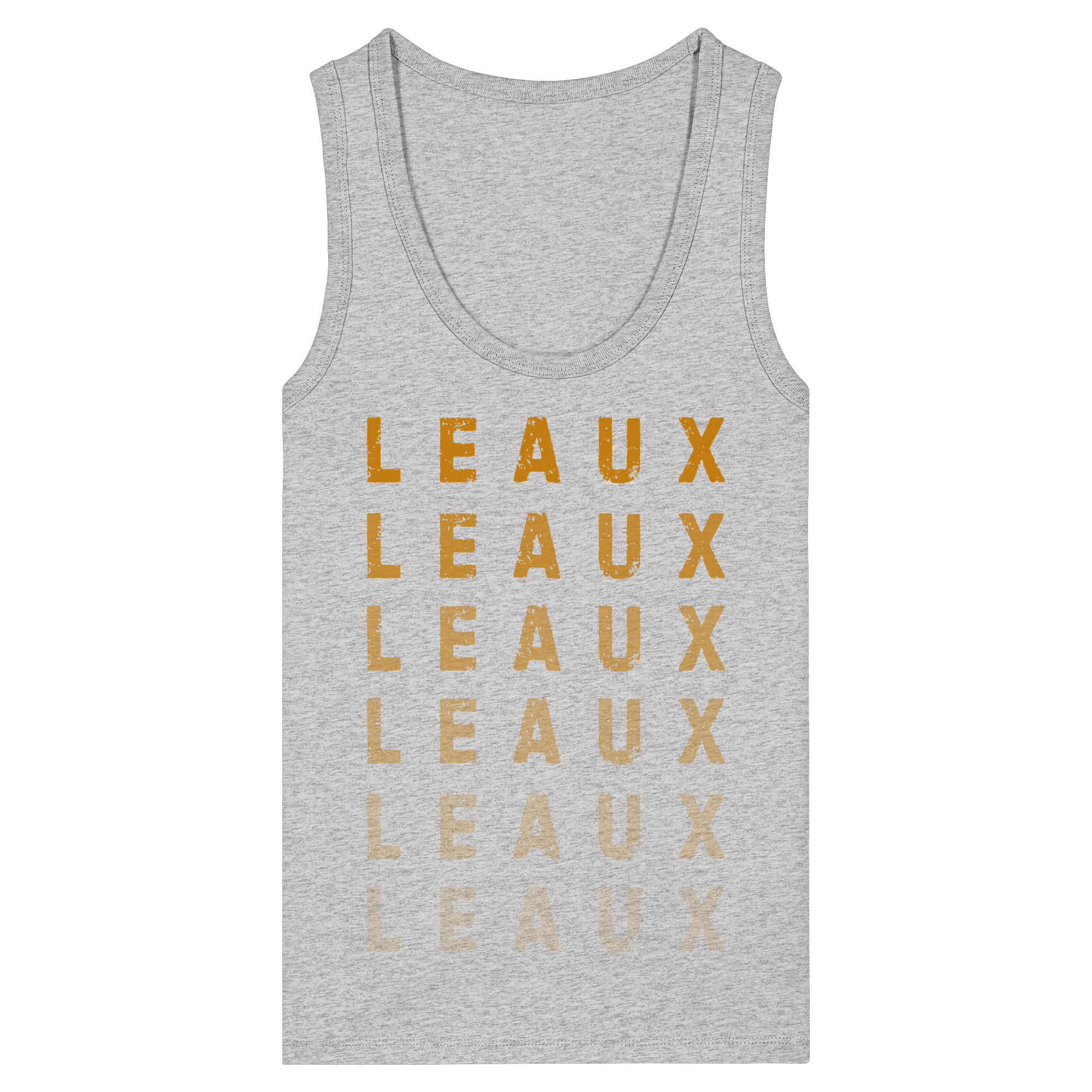LEAUX classic orange - Womens Organic Fitted Tank Top