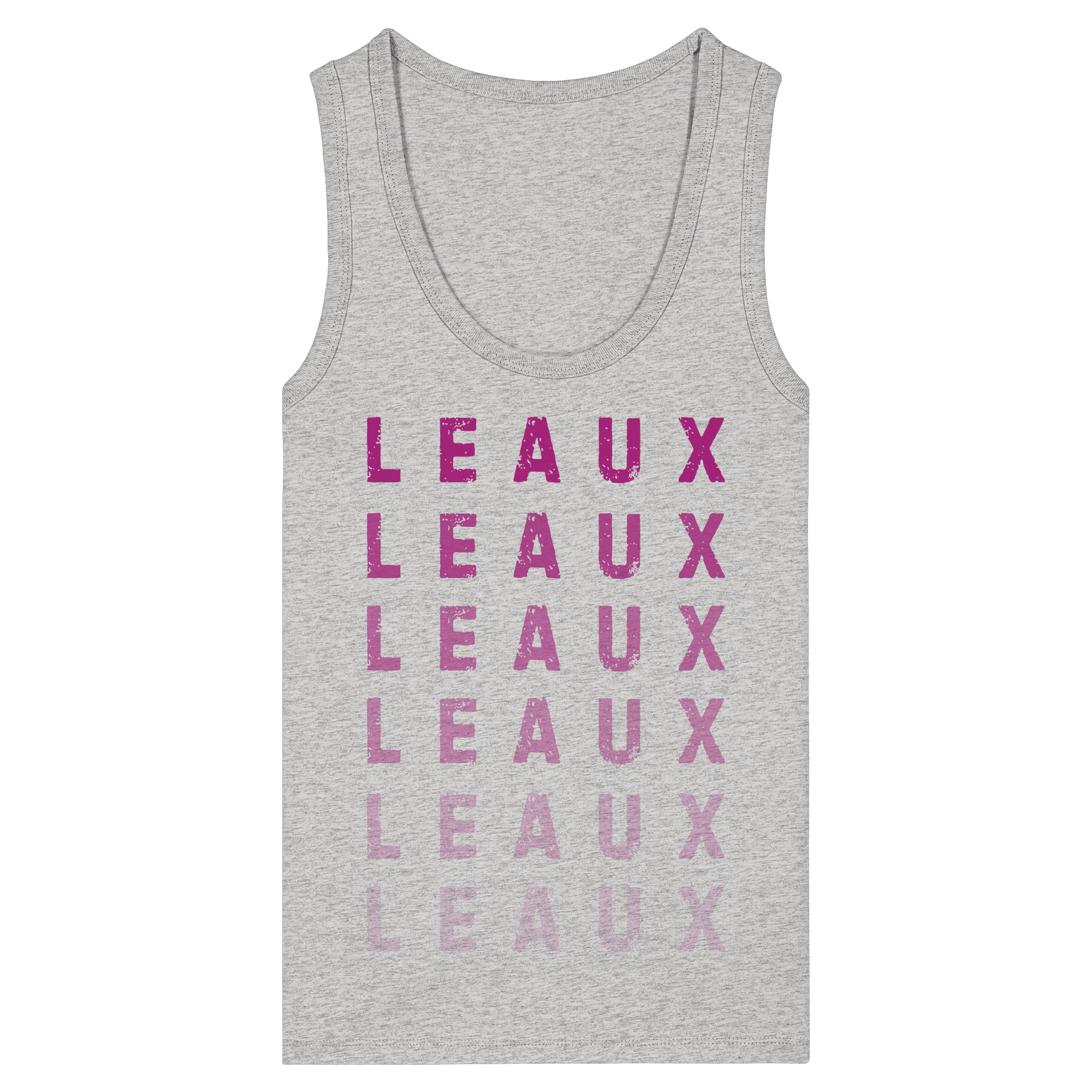 LEAUX classic magenta - Womens Organic Fitted Tank Top