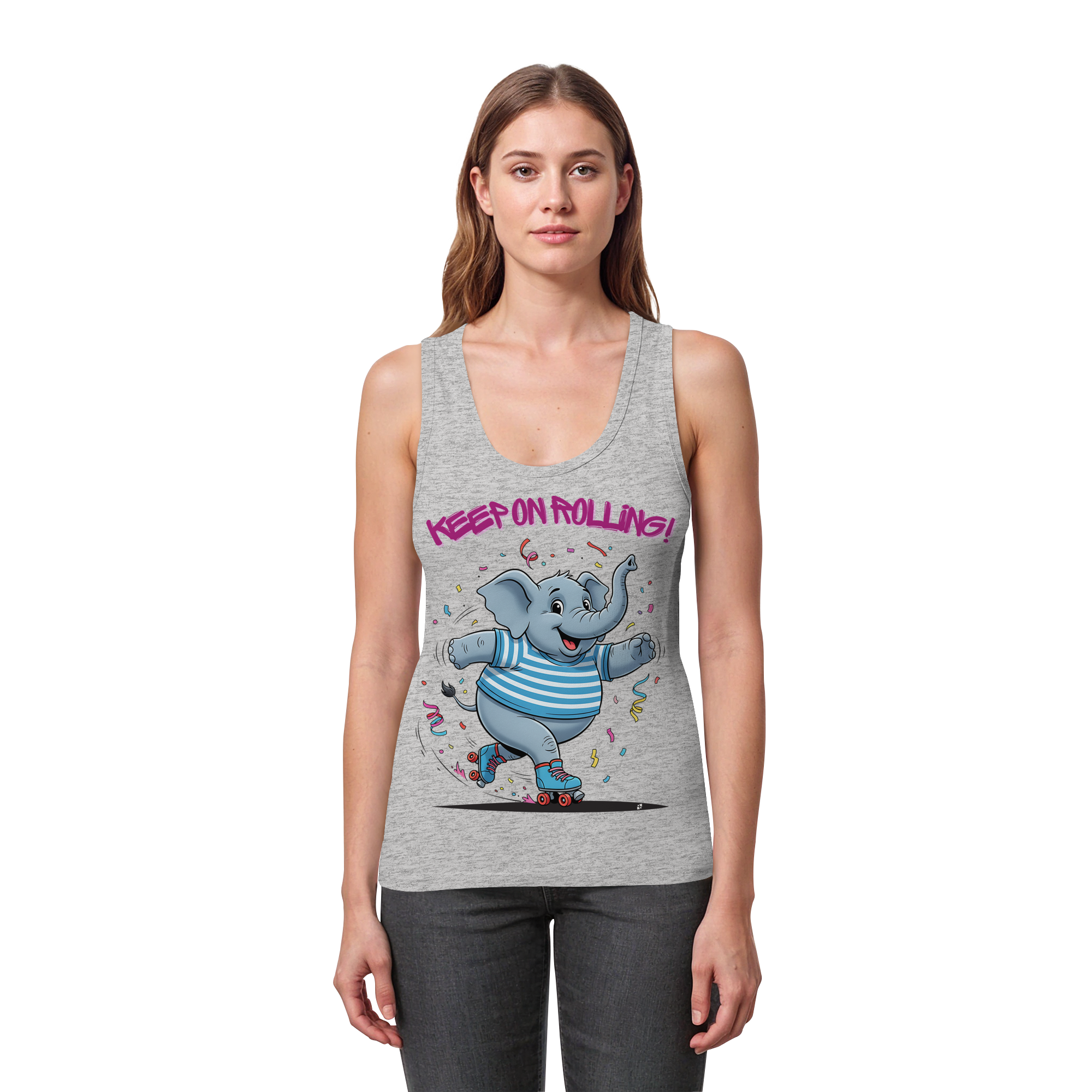 RollerFant - Womens Organic Fitted Tank Top