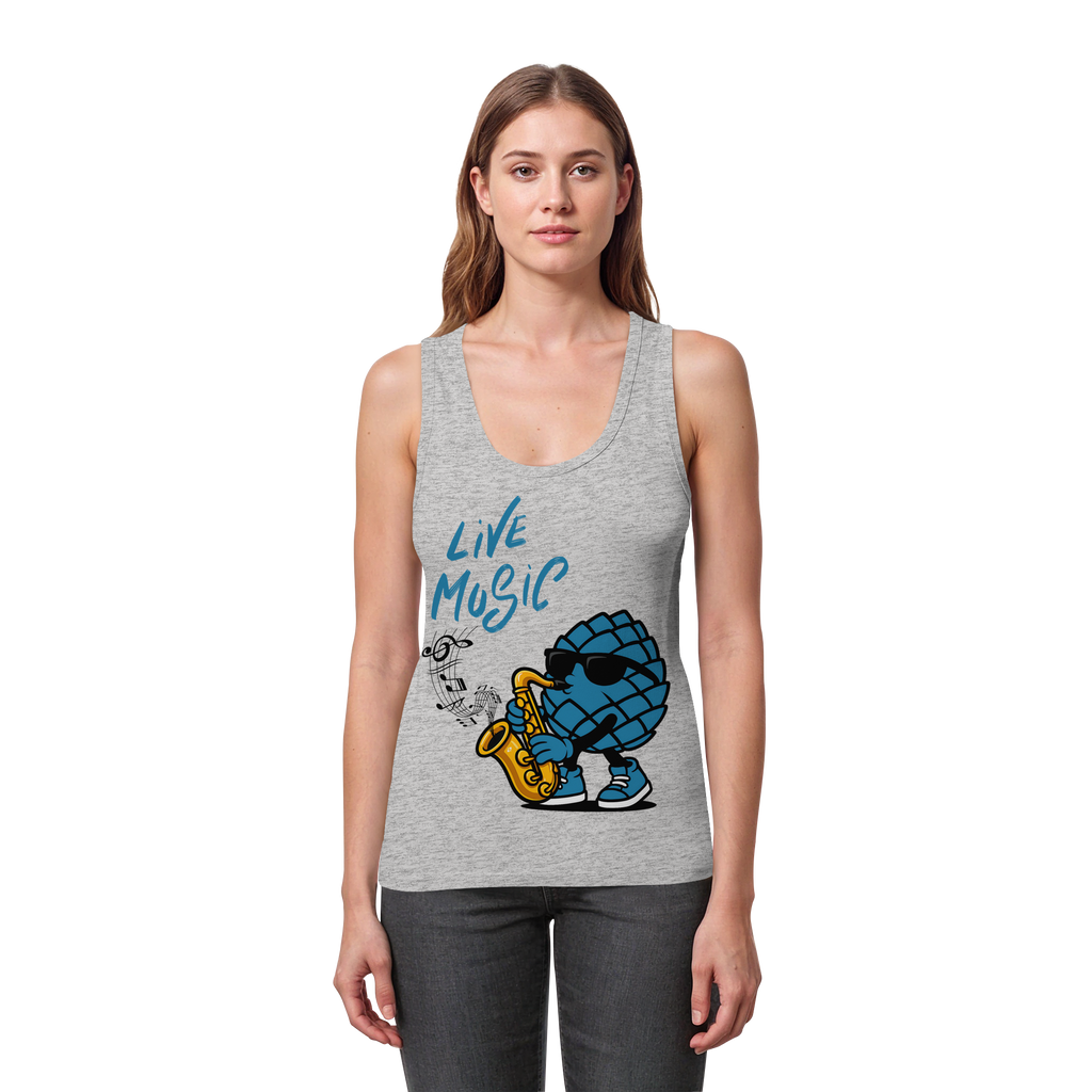 Jazz Zirbi - Womens Organic Fitted Tank Top