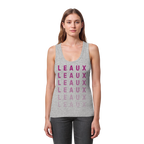 LEAUX classic magenta - Womens Organic Fitted Tank Top