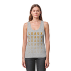 LEAUX classic orange - Womens Organic Fitted Tank Top
