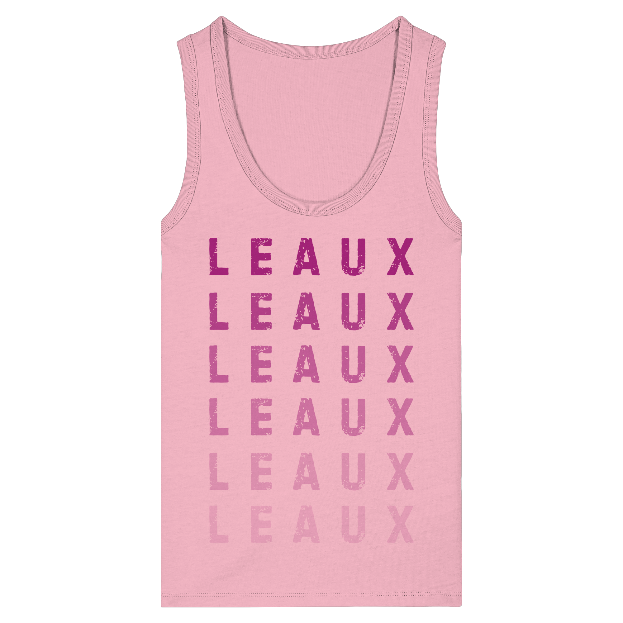 LEAUX classic magenta - Womens Organic Fitted Tank Top