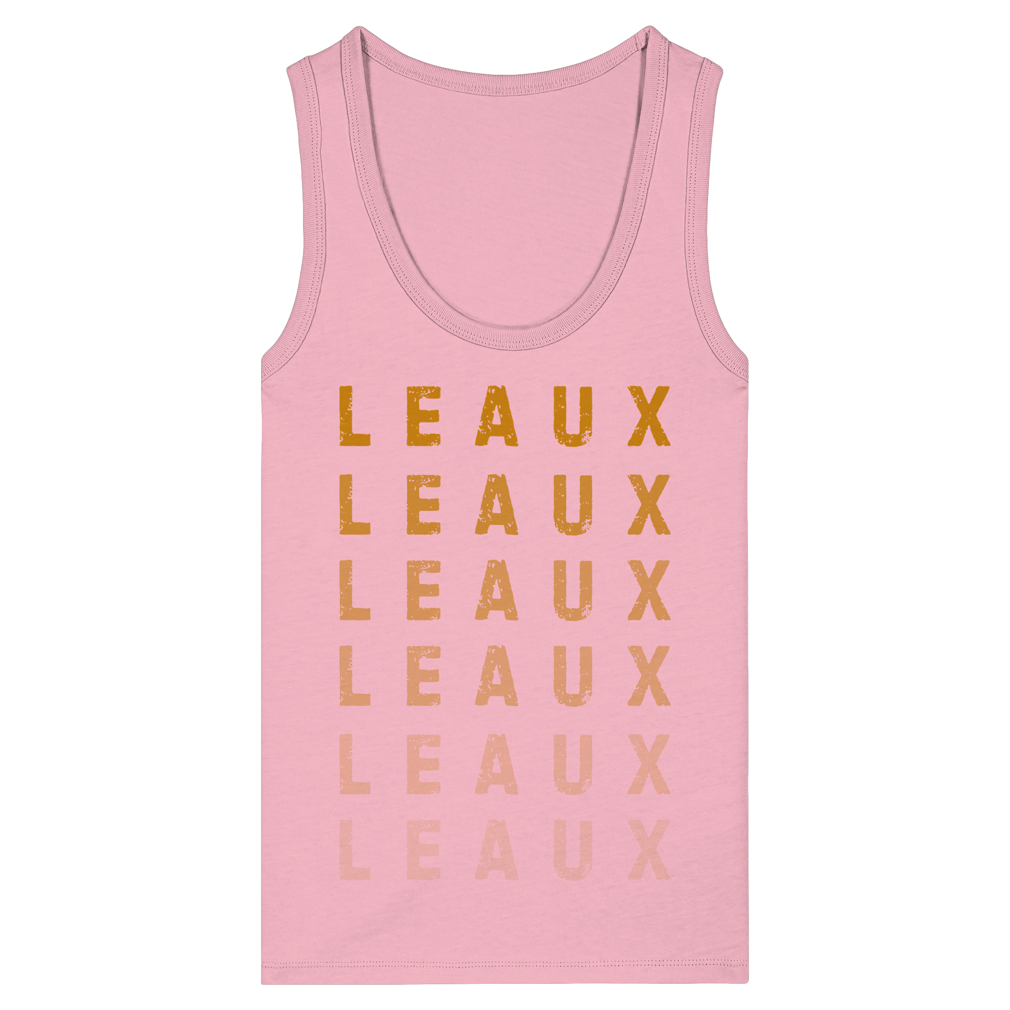 LEAUX classic orange - Womens Organic Fitted Tank Top