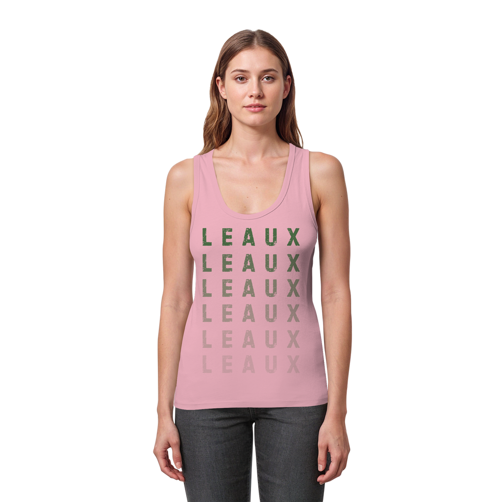 LEAUX classic grün - Womens Organic Fitted Tank Top
