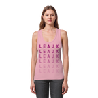 LEAUX classic magenta - Womens Organic Fitted Tank Top