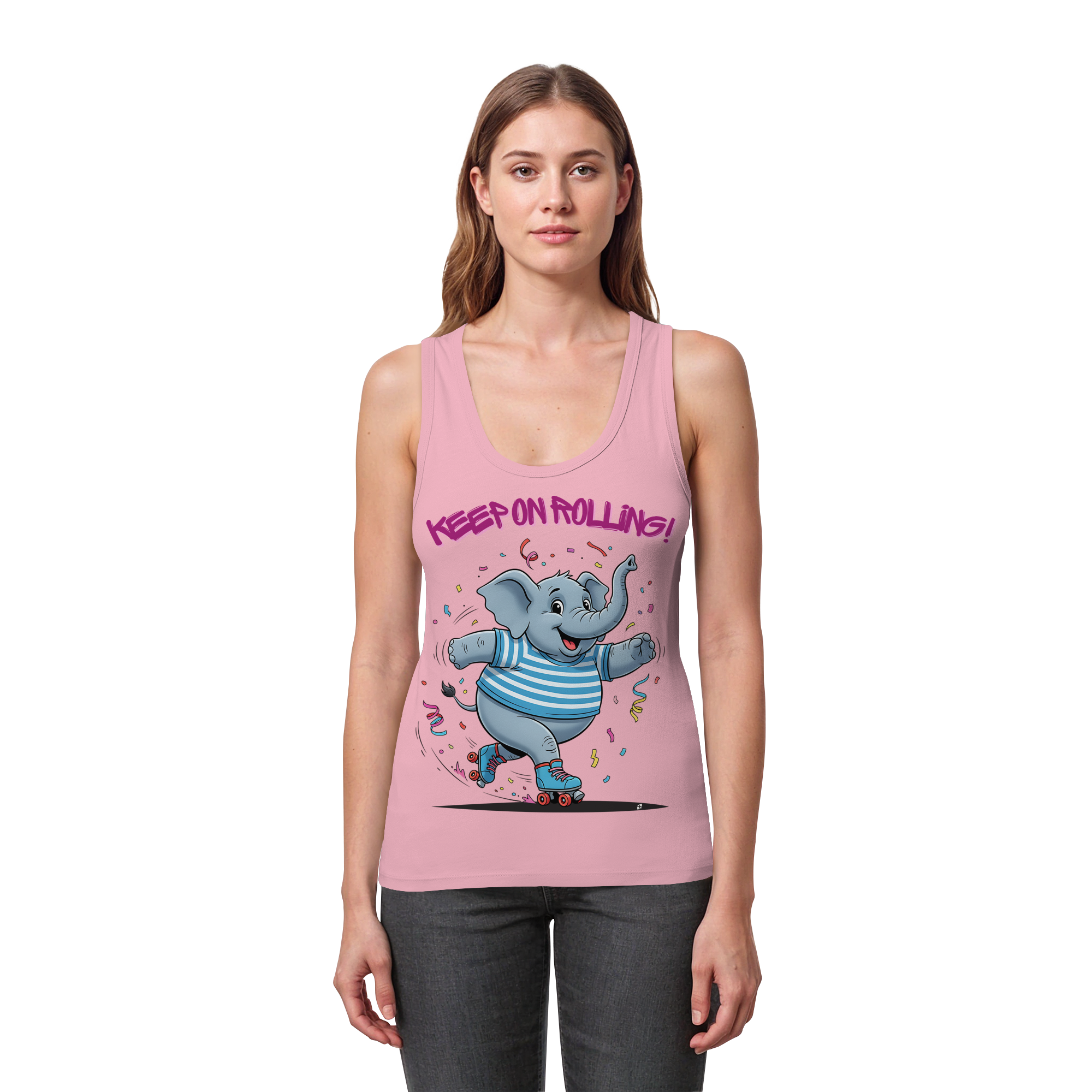 RollerFant - Womens Organic Fitted Tank Top
