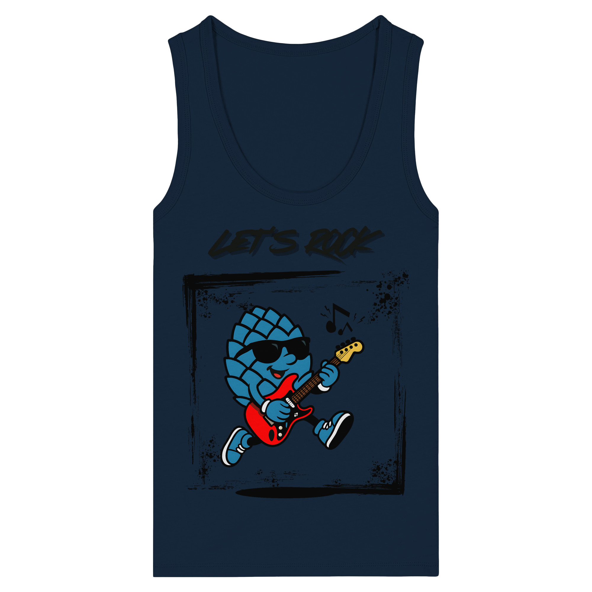 Lets Rock Zirbi - Womens Organic Fitted Tank Top