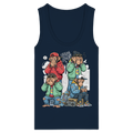 Die vier Stadtaffen - Womens Organic Fitted Tank Top