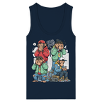 Die vier Stadtaffen - Womens Organic Fitted Tank Top
