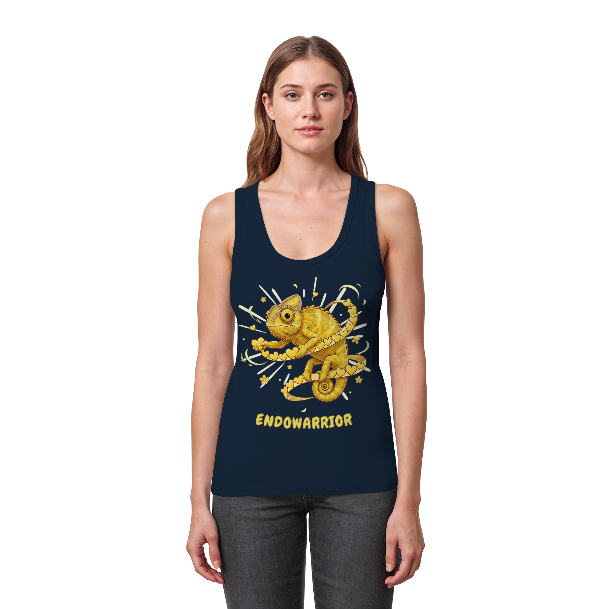 Endowarrior - Womens Organic Fitted Tank Top