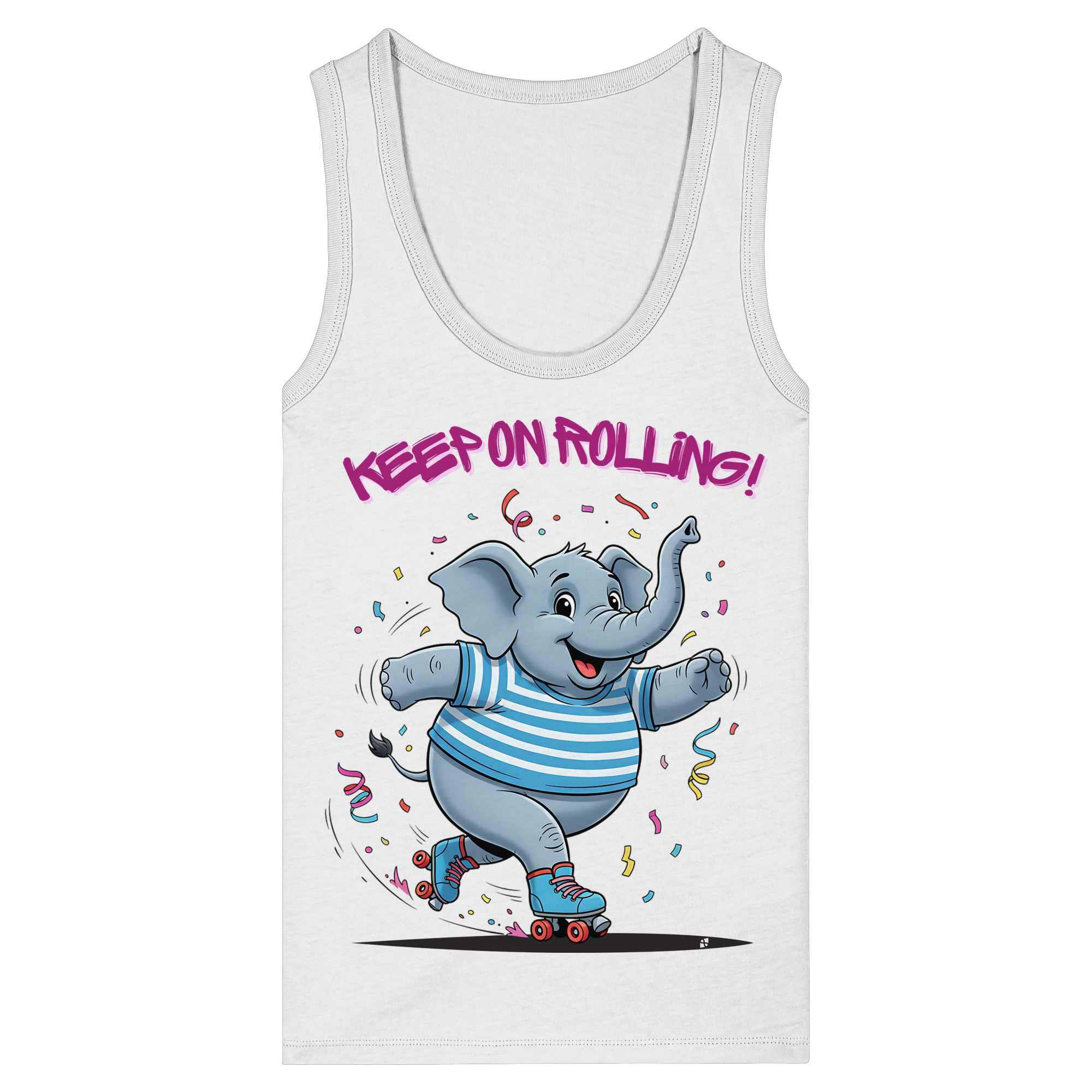 RollerFant - Womens Organic Fitted Tank Top