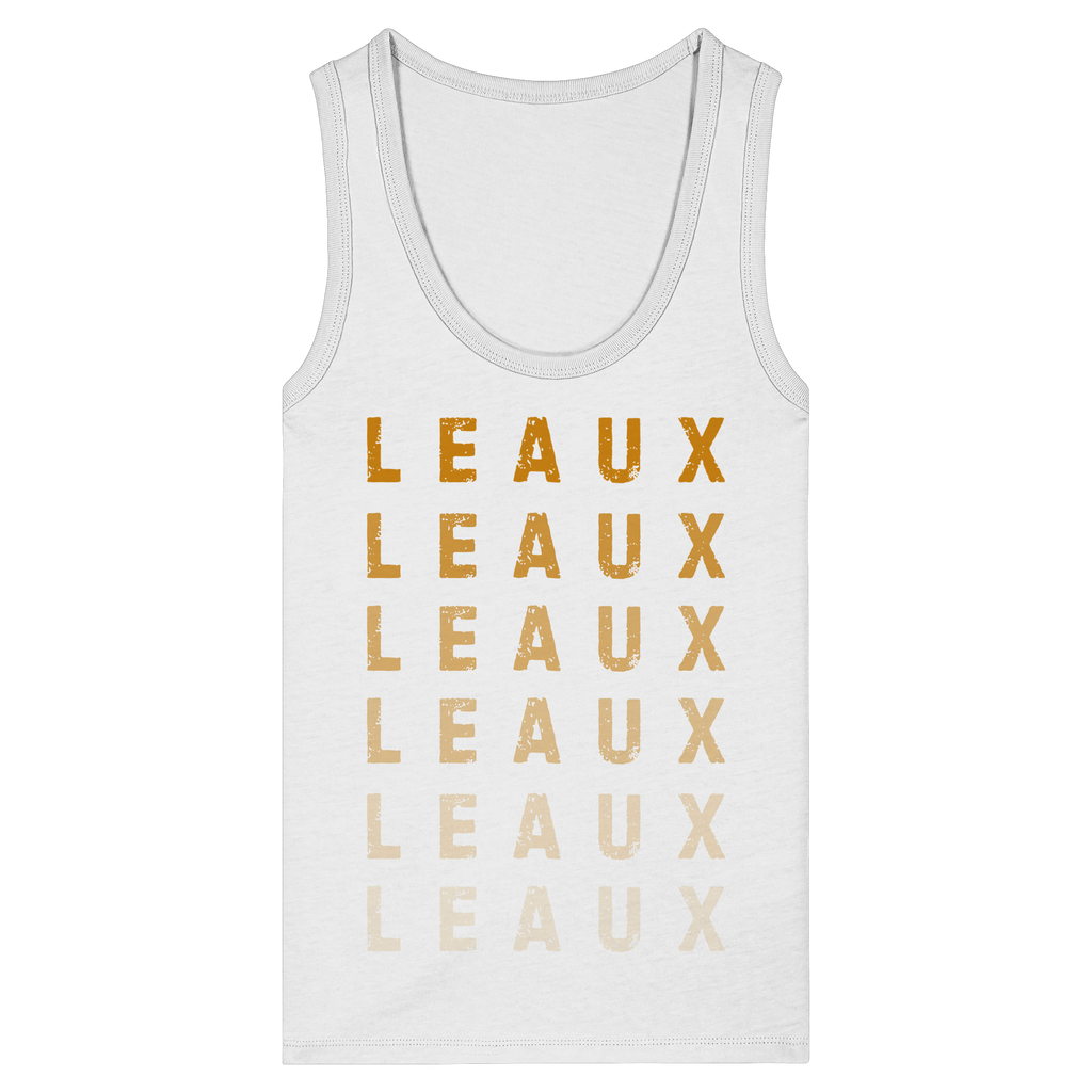 LEAUX classic orange - Womens Organic Fitted Tank Top