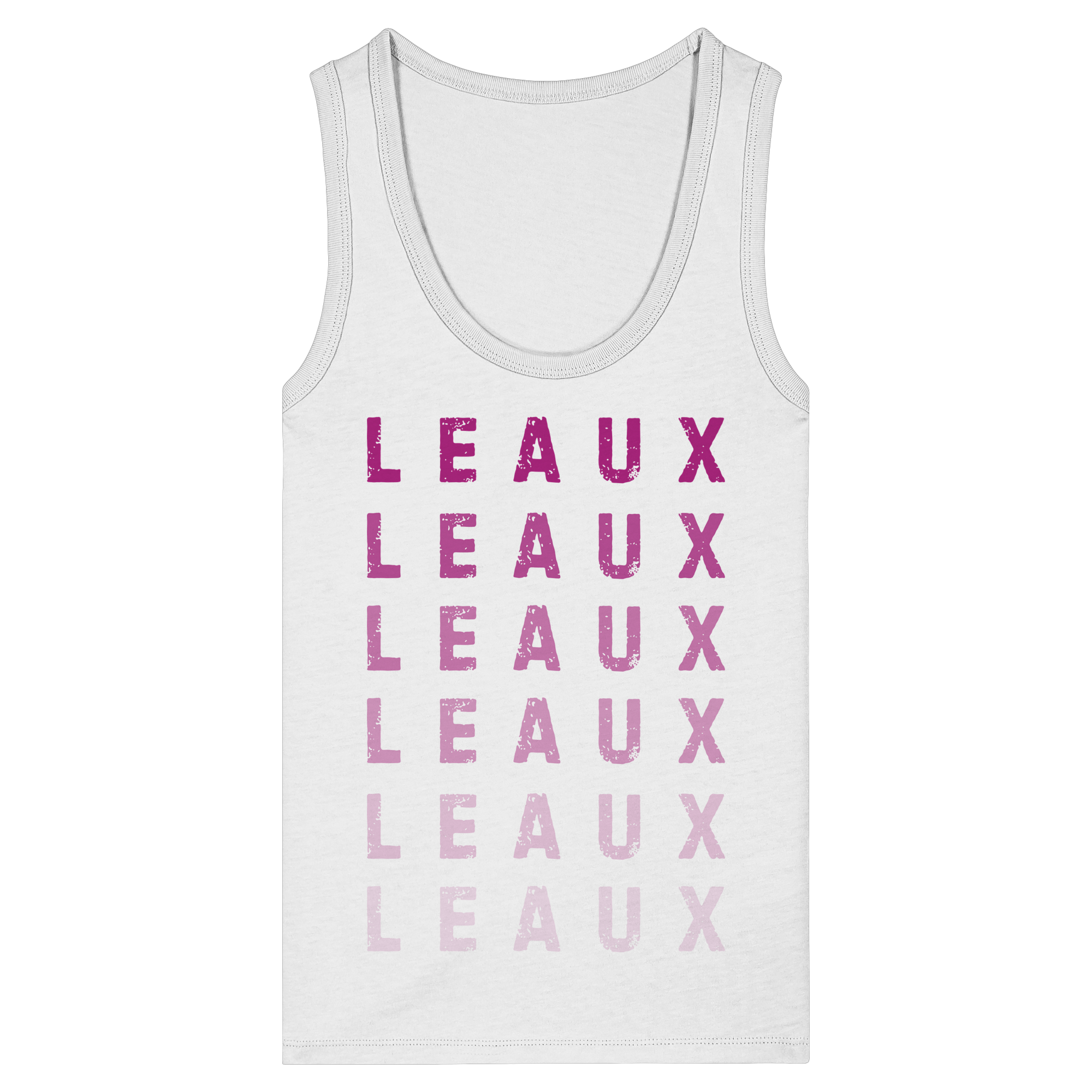 LEAUX classic magenta - Womens Organic Fitted Tank Top