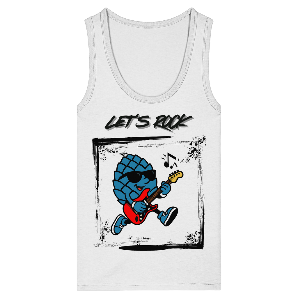 Lets Rock Zirbi - Womens Organic Fitted Tank Top