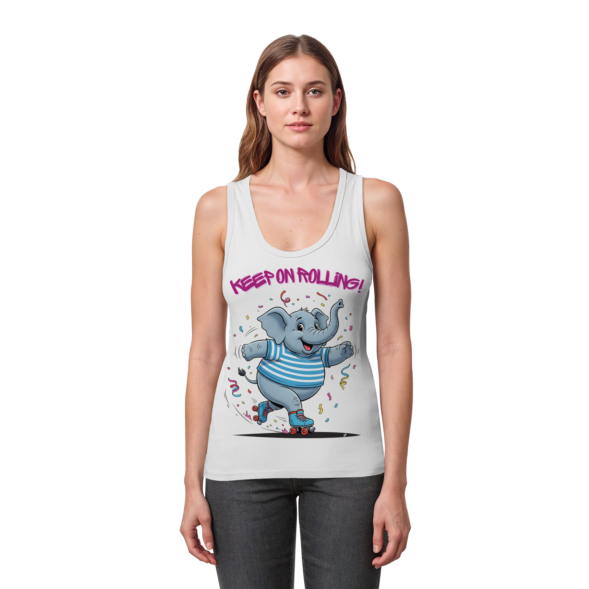 RollerFant - Womens Organic Fitted Tank Top