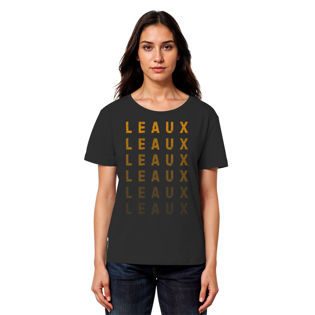 LEAUX classic orange - Womens Organic T-Shirt