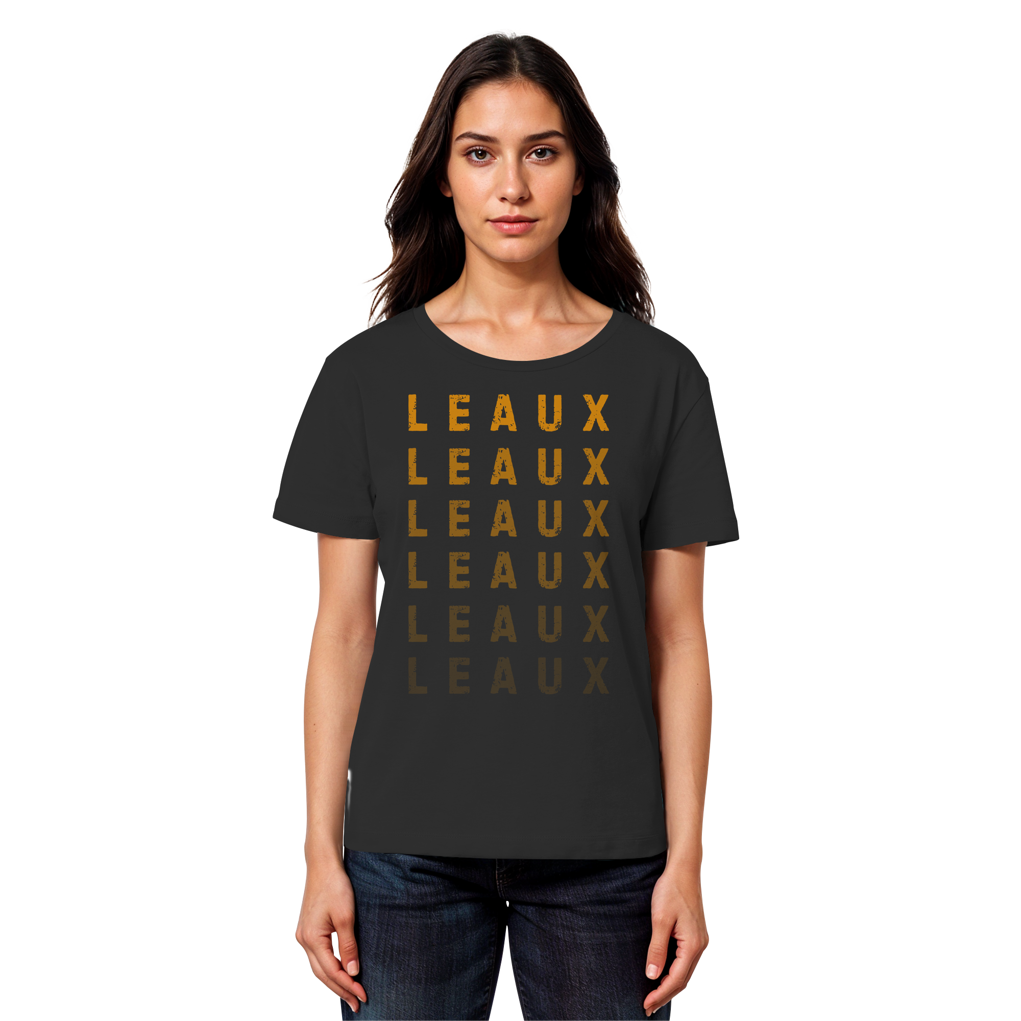 LEAUX classic orange - Womens Organic T-Shirt