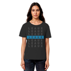 LEAUX Classics – Logo Bar Blue Women Lightweight Shirt