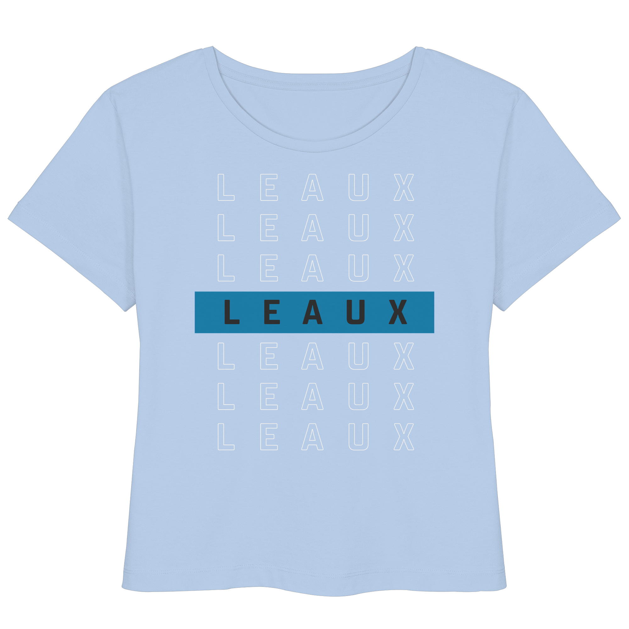 LEAUX classic blau - Damen Bio T-Shirt