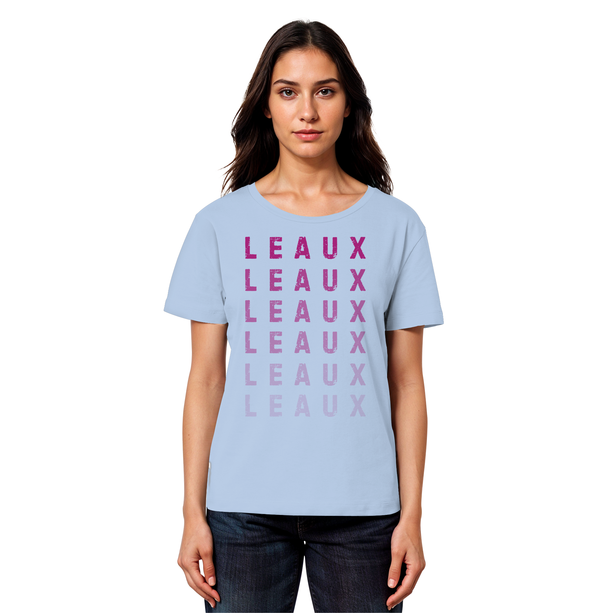 LEAUX classic magenta - Womens Organic T-Shirt