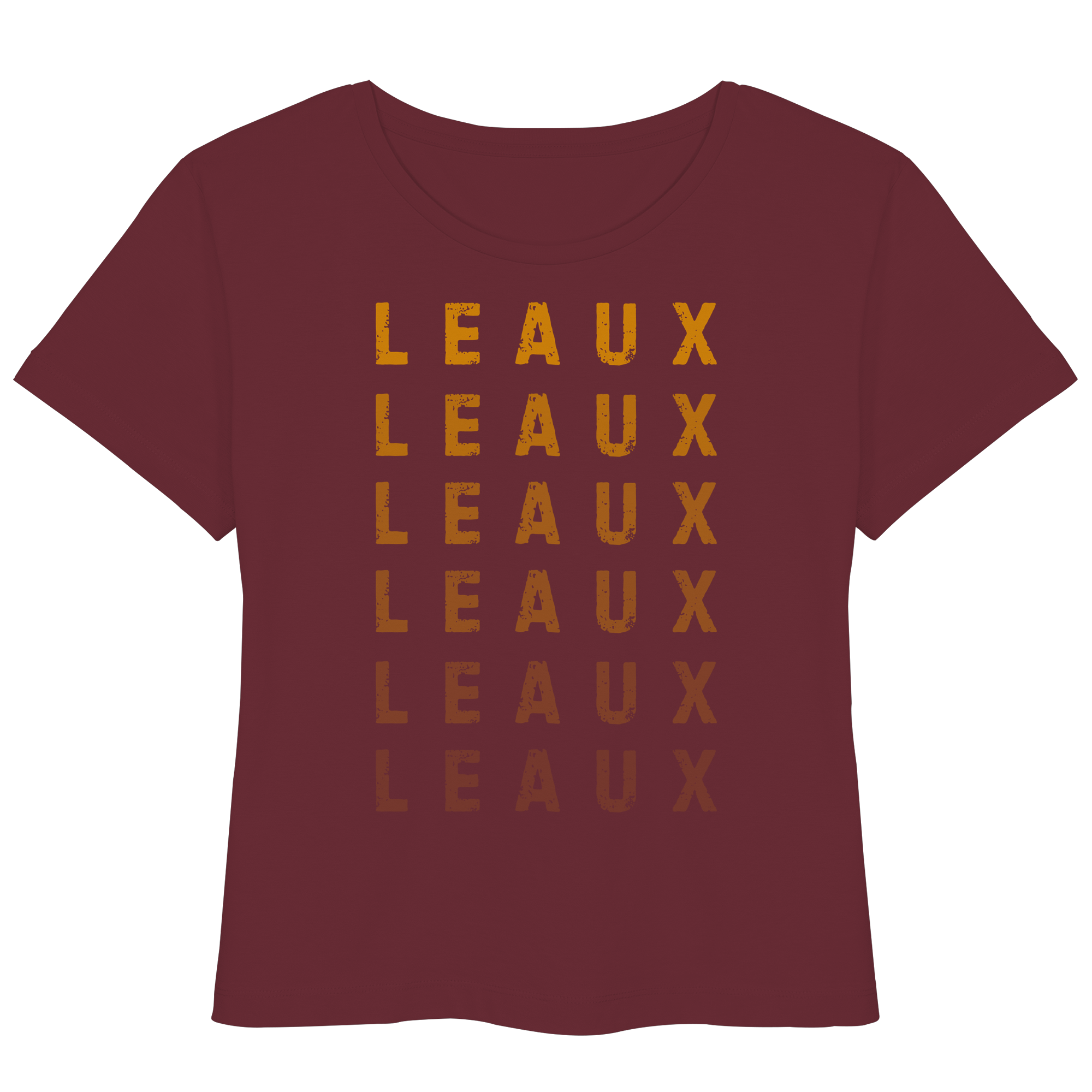 LEAUX classic orange - Womens Organic T-Shirt
