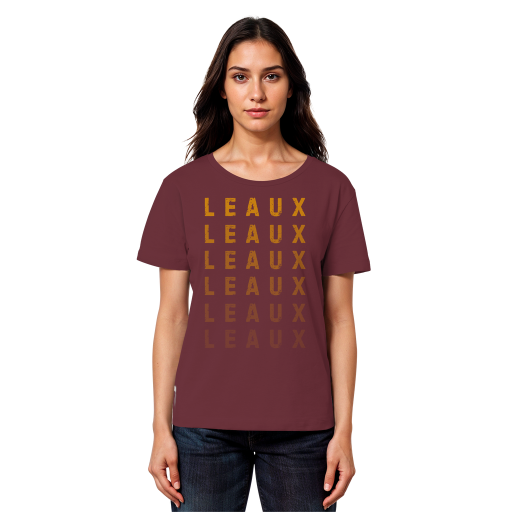 LEAUX classic orange - Womens Organic T-Shirt