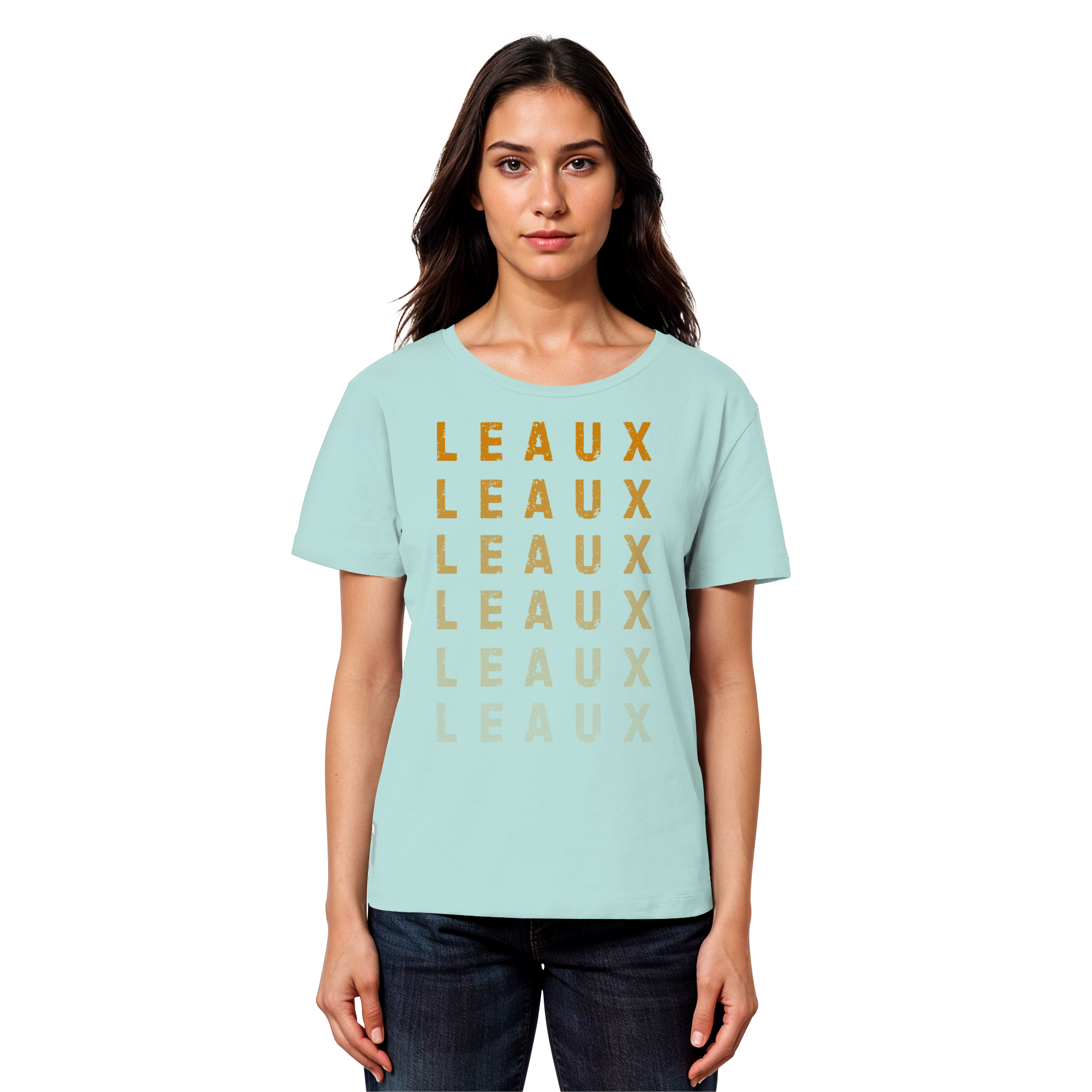 LEAUX classic orange - Womens Organic T-Shirt