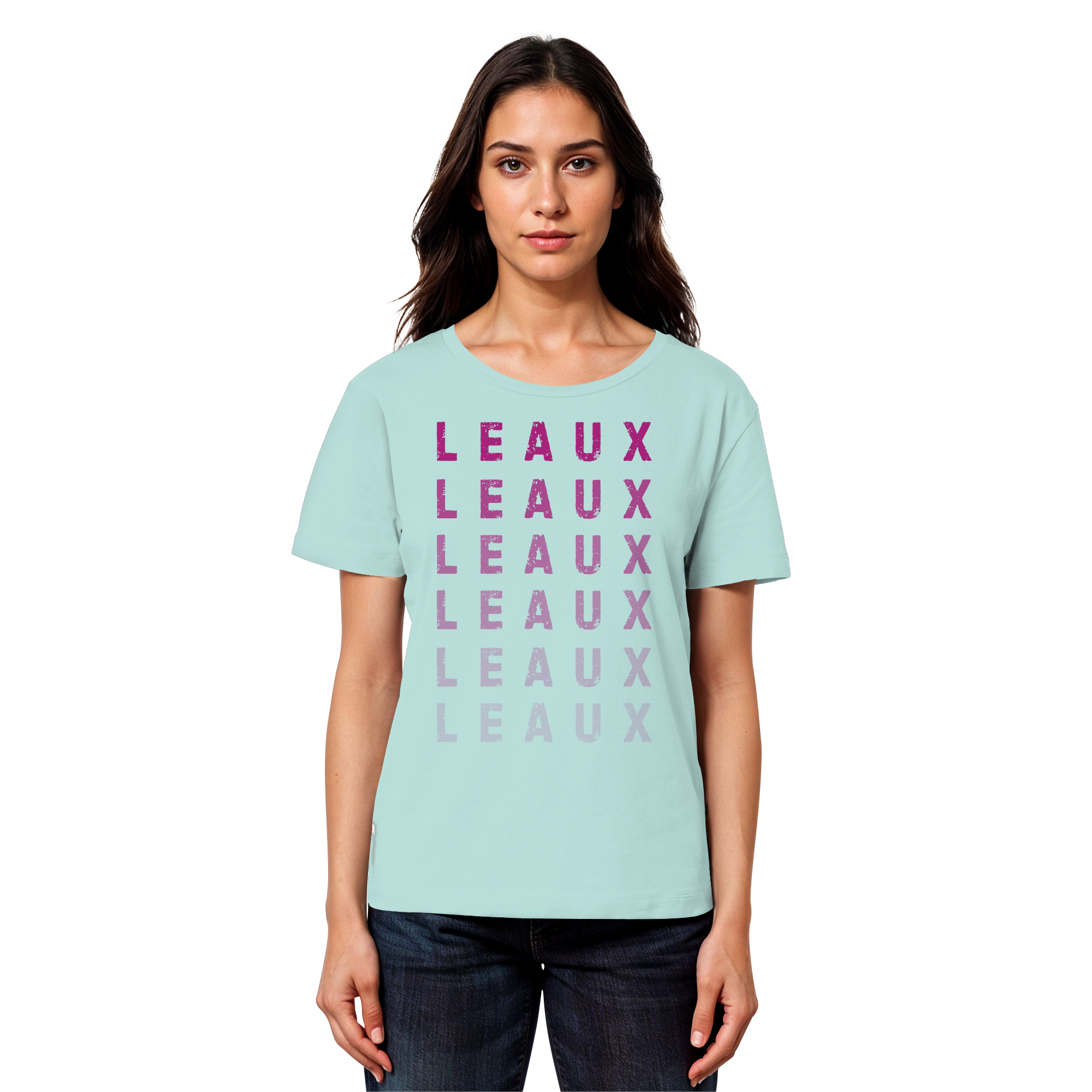 LEAUX classic magenta - Womens Organic T-Shirt